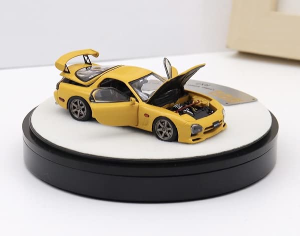 Amazon | 1/64 PGM 全開閉 マツダ RX7 FD3S 黄色 丸台座 | プラモデル 通販